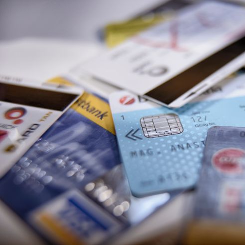 Dieses Foto zeigt Bankomatkarten