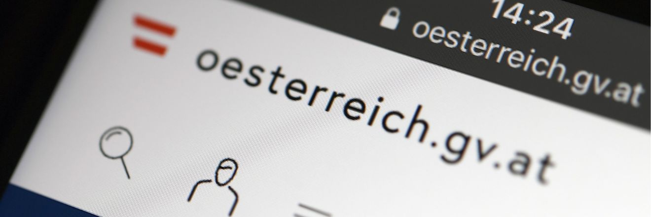 Großaufnahme der oesterreich.gv.at App
