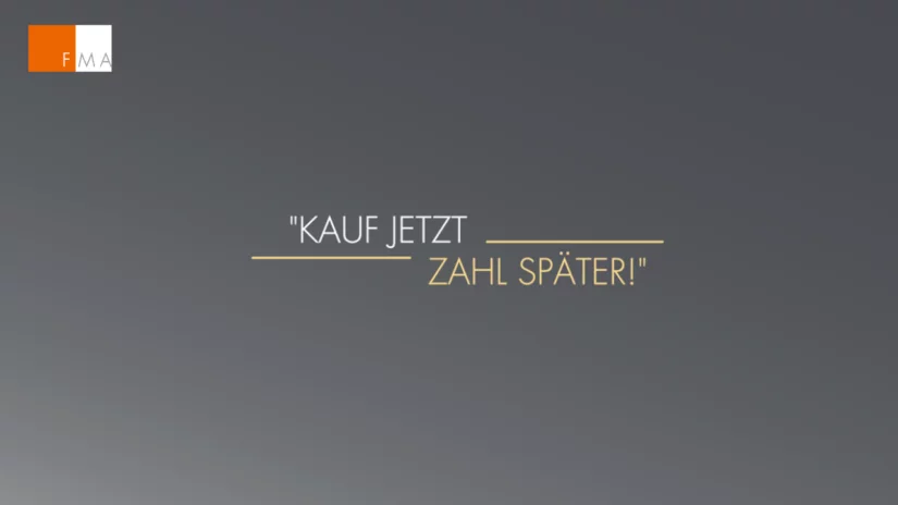 Kauf jetzt, zahl später. Video öffnet auf YouTube in neuem Tab.